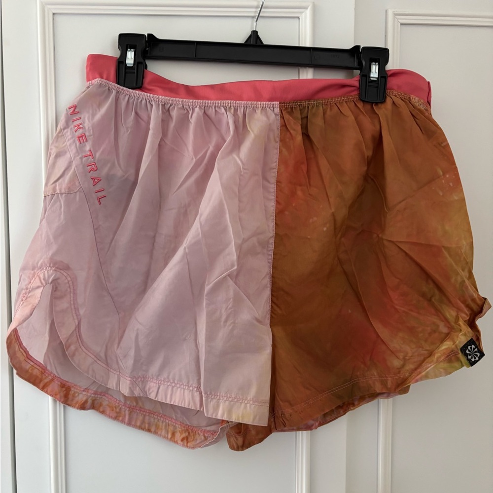 Nike Trail Pink and Orange Shorts